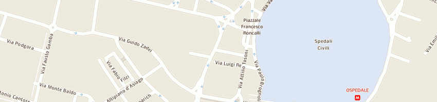 Mappa della impresa iso (iniziative per lo sviluppo organizzativo) di dr francesco lonzi e c sas a BRESCIA