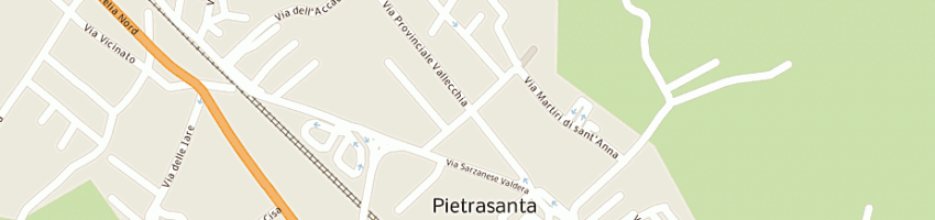 Mappa della impresa furini angelo a PIETRASANTA