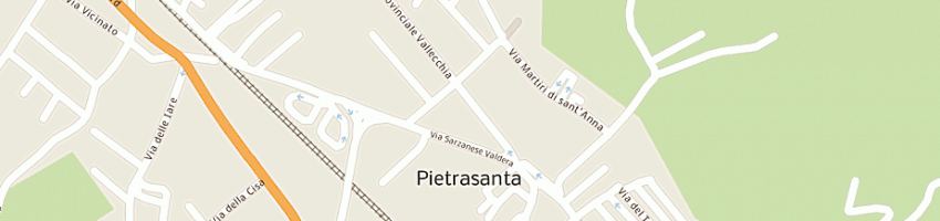Mappa della impresa faini luciano a PIETRASANTA