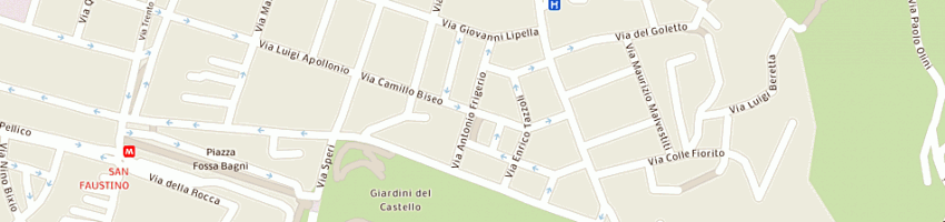 Mappa della impresa raineri sas di raineri egidio e c a BRESCIA