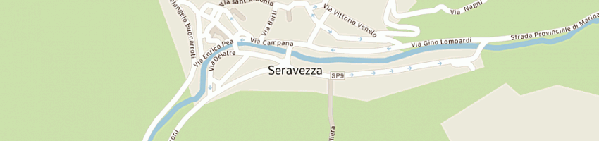 Mappa della impresa pizzeria il nuraghe a SERAVEZZA