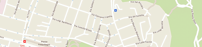 Mappa della impresa brixia fin srl a BRESCIA