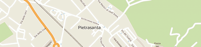 Mappa della impresa la versiliese - sanna g e c (sas) a PIETRASANTA