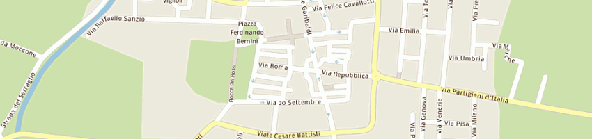 Mappa della impresa pepillo antonio e bocchi angela - snc a SAN SECONDO PARMENSE