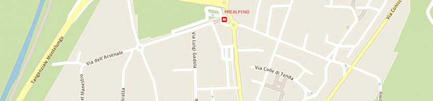 Mappa della impresa gelateria lucio possi e c (snc) a BRESCIA