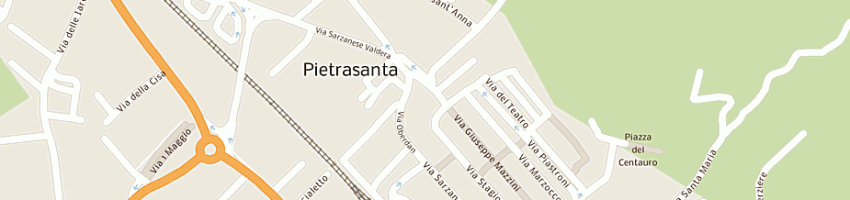 Mappa della impresa cdp studio associato a PIETRASANTA