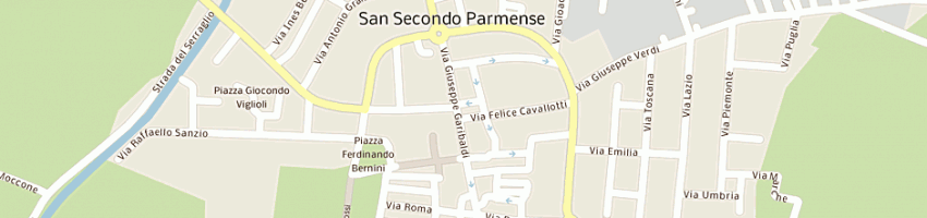 Mappa della impresa stanga sergio a SAN SECONDO PARMENSE