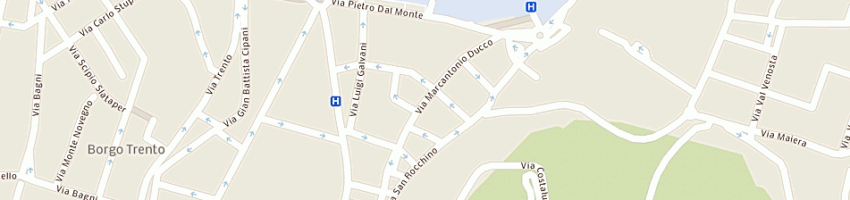 Mappa della impresa caffetteria ducco snc di luterotti r e ussoli a a BRESCIA