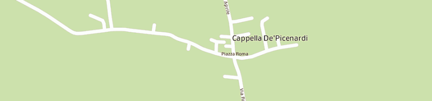 Mappa della impresa locanda degli artisti a CAPPELLA DE PICENARDI