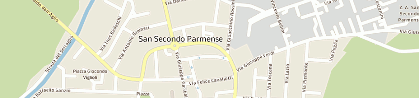 Mappa della impresa studio di ingegneria trabucchi a SAN SECONDO PARMENSE
