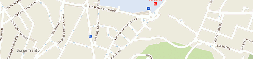 Mappa della impresa ippogrifo viaggi srl a BRESCIA