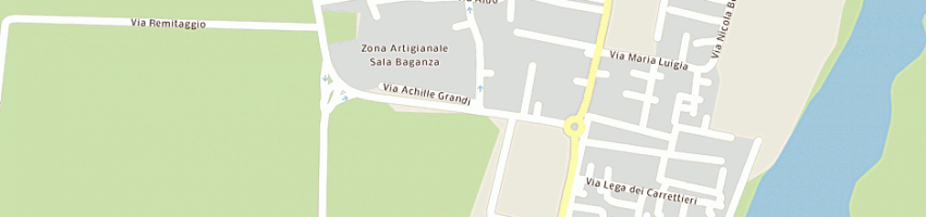 Mappa della impresa tecno ind srl a SALA BAGANZA