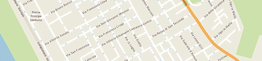 Mappa della impresa merceria lari giuseppina a CAMAIORE