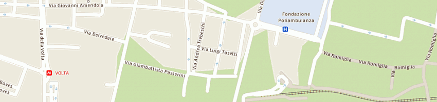 Mappa della impresa romano fausto di angelo e felice romano e c (snc) a BRESCIA