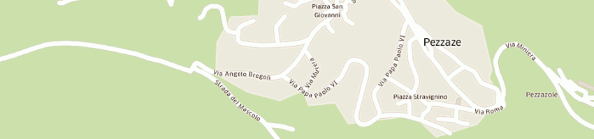 Mappa della impresa pizzeria orchidea di bregoli laura a PEZZAZE