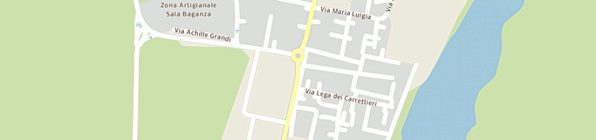 Mappa della impresa cotti giuseppe a SALA BAGANZA