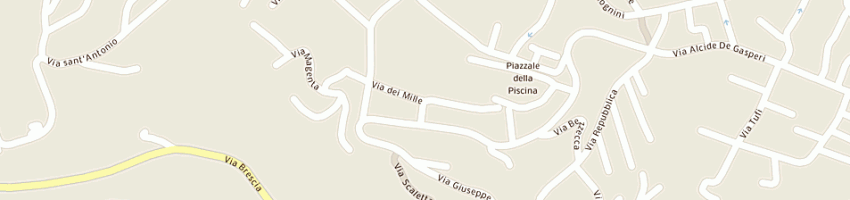 Mappa della impresa kome service srl a BRESCIA