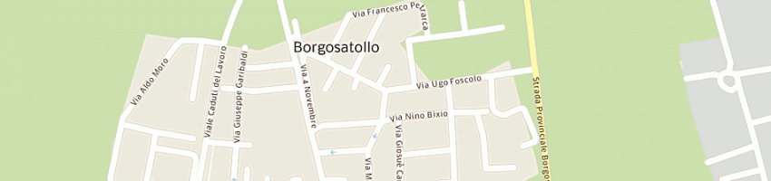 Mappa della impresa dimensioni sas di franceschini arch roberta e c a BORGOSATOLLO