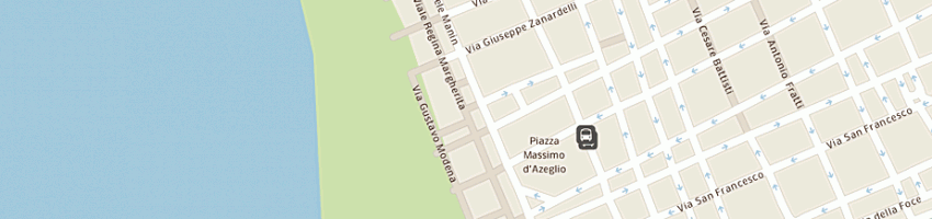 Mappa della impresa bar airone di duccini e tornatore societa' in nome collettivo a VIAREGGIO