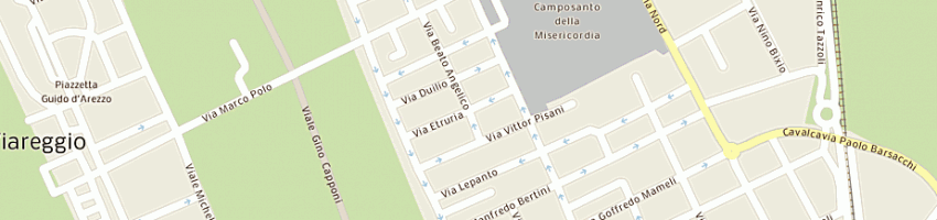Mappa della impresa petroni anna a VIAREGGIO