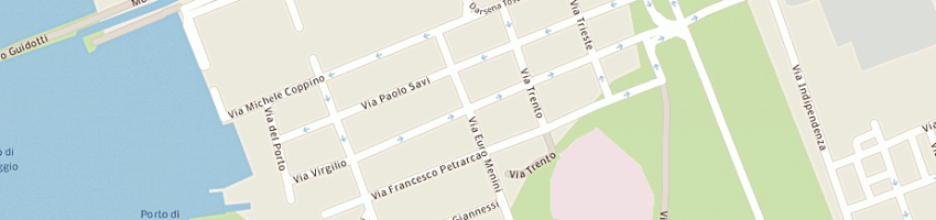 Mappa della impresa creasocieta' cooperativa sociale a VIAREGGIO
