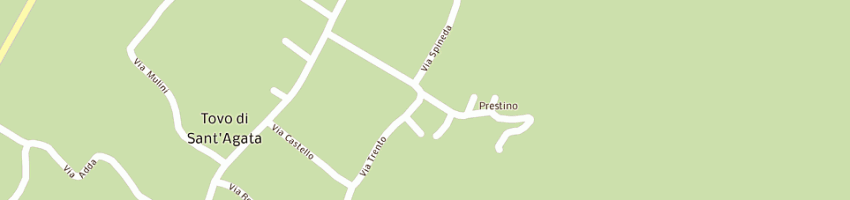 Mappa della impresa pharmalog srl a TOVO DI SANT AGATA