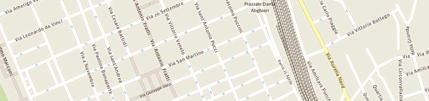 Mappa della impresa idrogas di lazzeretti d e pucci a snc a VIAREGGIO