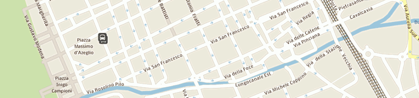 Mappa della impresa gbm computer di barbara maffei e c sas a VIAREGGIO