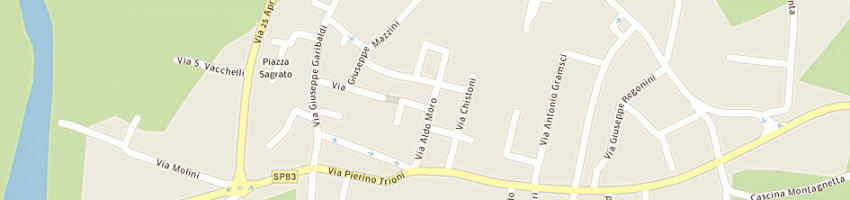 Mappa della impresa parmigiani giancarlo a OSTIANO