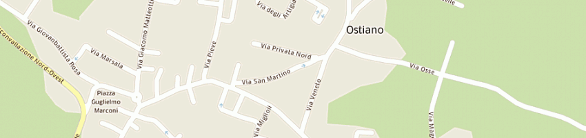 Mappa della impresa sandrini faustino a OSTIANO