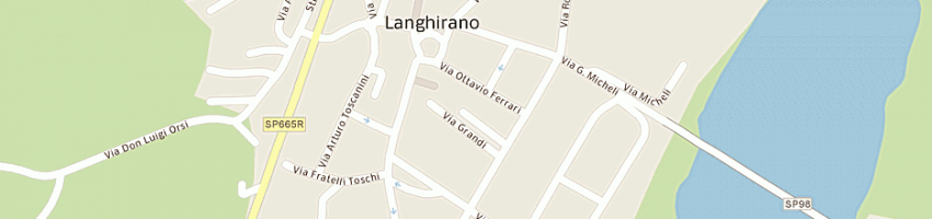 Mappa della impresa la castrignanese prosciutti (snc) a LANGHIRANO