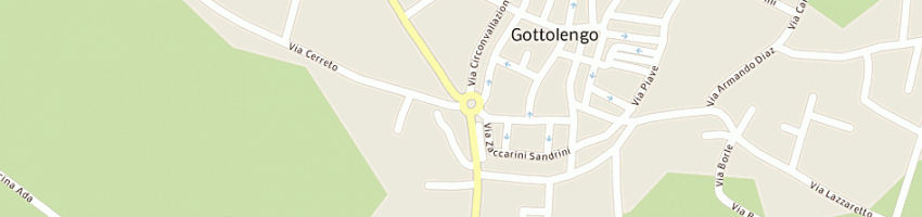 Mappa della impresa pini giuseppe a GOTTOLENGO