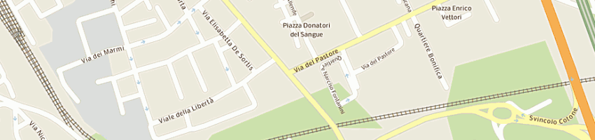 Mappa della impresa circolo il fienile a VIAREGGIO
