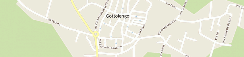Mappa della impresa bar-albergo alla posta di rubaga g e c snc a GOTTOLENGO
