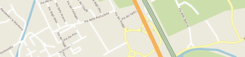 Mappa della impresa fratelli bergamini e c (snc) a VIAREGGIO