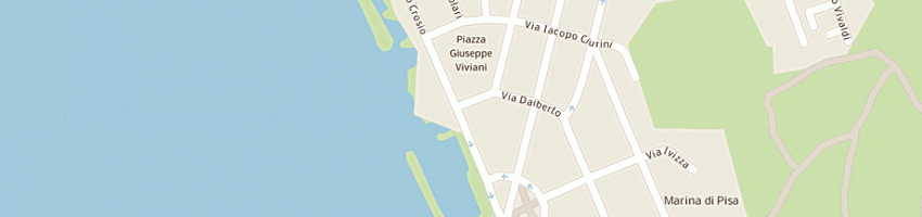 Mappa della impresa bar la scogliera di moalli marcella a PISA