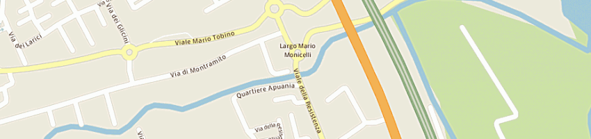 Mappa della impresa soleluna di cirillo serena a VIAREGGIO