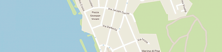 Mappa della impresa pasticceria calise david a PISA