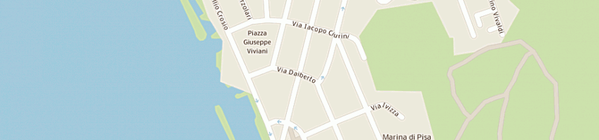 Mappa della impresa ottica bva srl a PISA