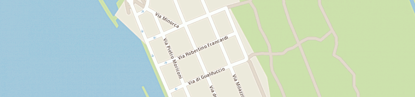 Mappa della impresa bini sergio a PISA