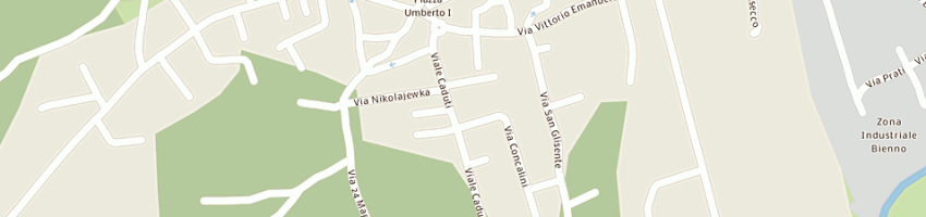 Mappa della impresa municipio a BERZO INFERIORE