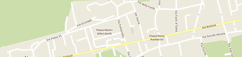 Mappa della impresa video follie di brunelli giuseppe e c (sas) a NAVE