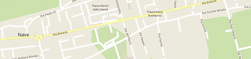 Mappa della impresa fontana carlo di fontana giambattista a NAVE