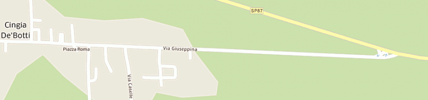 Mappa della impresa bar marino a CINGIA DE BOTTI