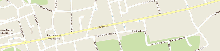 Mappa della impresa TRATTORIA DA PIERINA DI SEMESTRALI F e C SNC