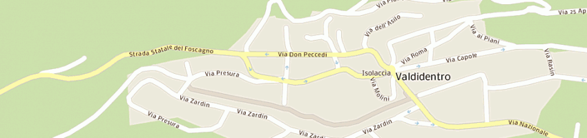 Mappa della impresa del curto giuliano a VALDIDENTRO