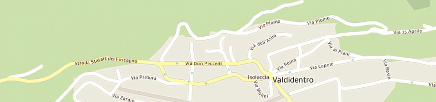 Mappa della impresa giacomelli luciano a VALDIDENTRO