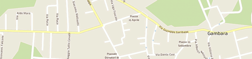 Mappa della impresa gs global service srl a GAMBARA