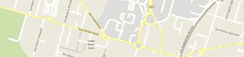 Mappa della impresa flli cadossi a PARMA