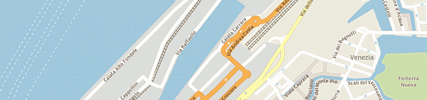 Mappa della impresa lv ghianda srl a LIVORNO